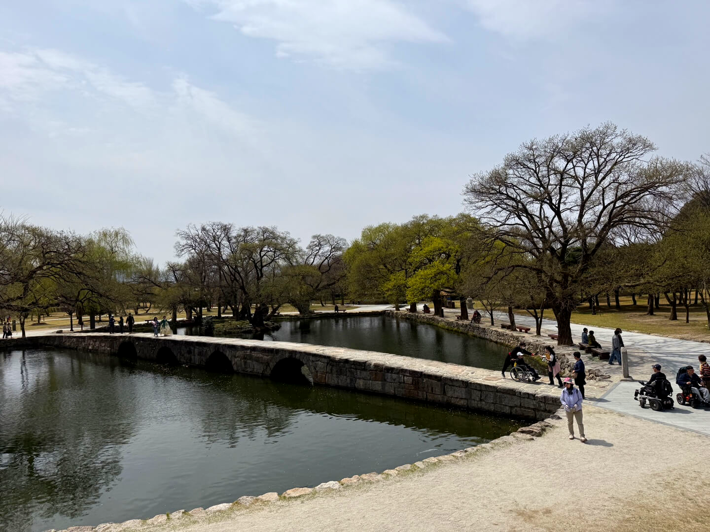 남원 광한루 오작교 다리 아이 동반 이동 구간