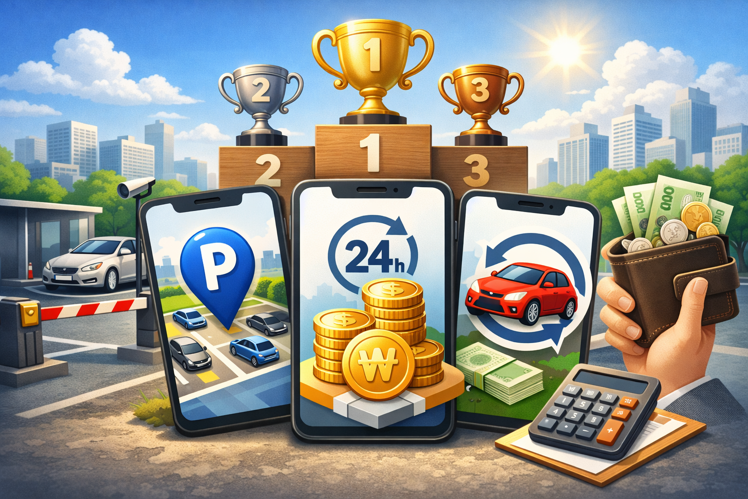 공유주차 어플 추천 TOP3｜요금&middot;이용시간&middot;환불까지 완벽 정리 (2026 최신) 관련 사진