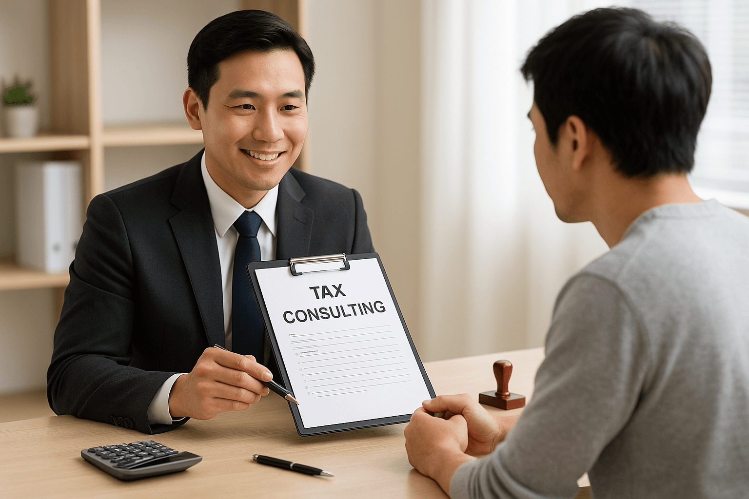 세금 상담 사진
