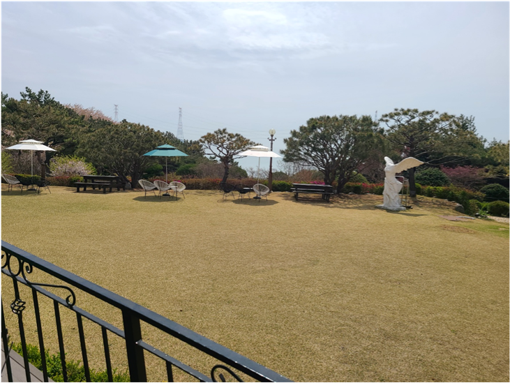 인천 비치카페 입구