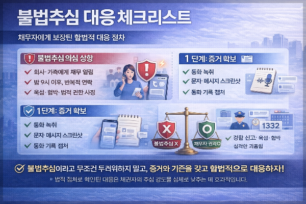 불법추심 체크리스트