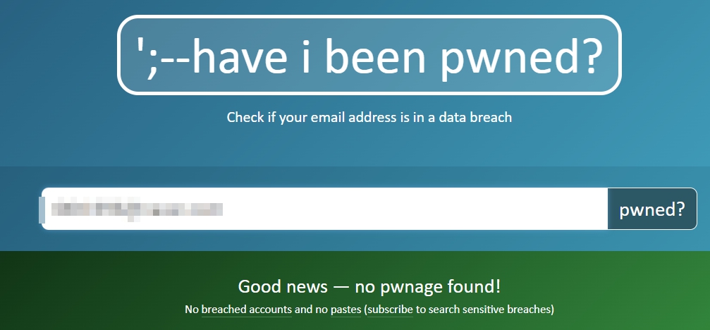 내 이메일과 휴대폰 번호가 해커에게 털렸는지 알 수 있는 웹사이트