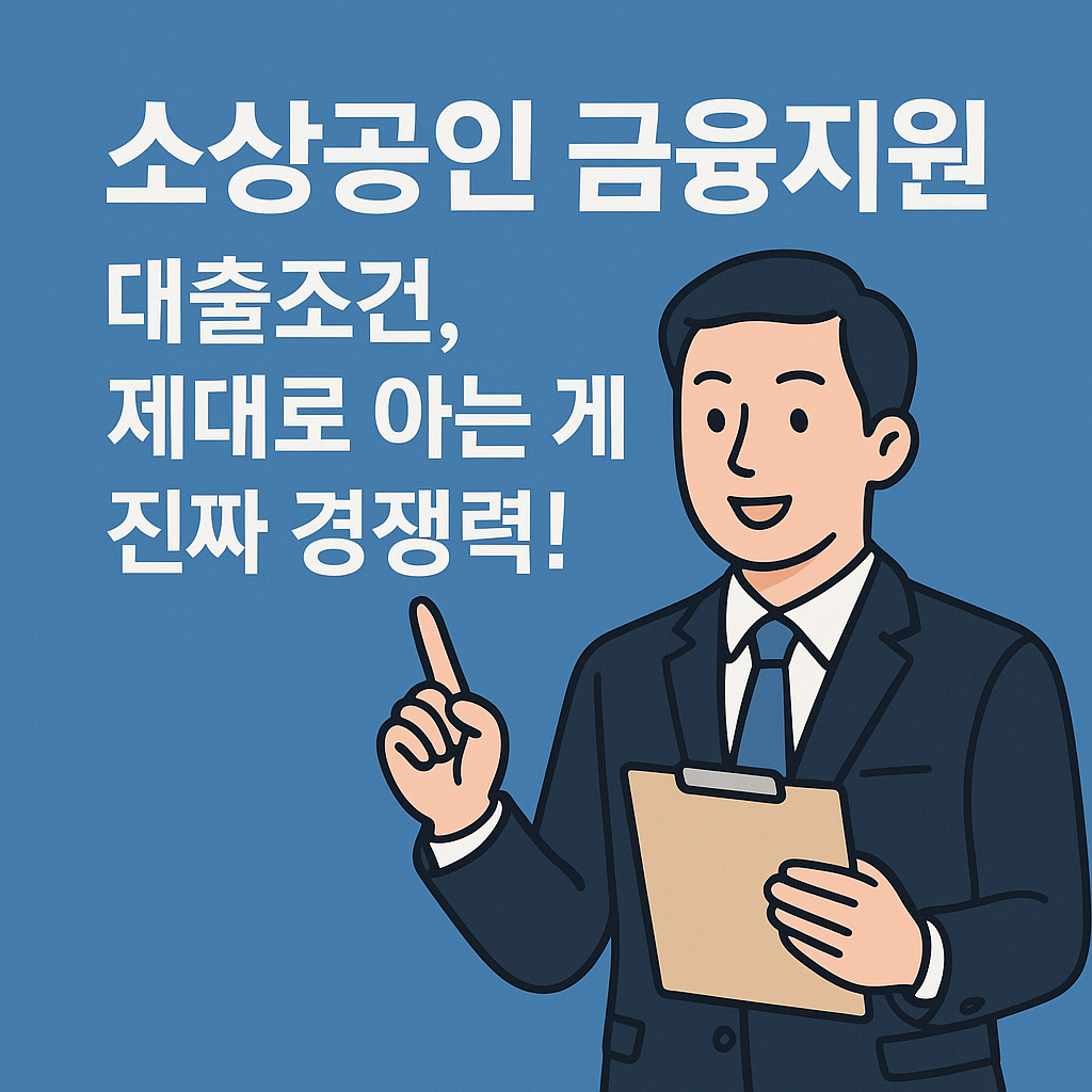 소상공인 금융지원 대출조건, 제대로 아는 게 진짜 경쟁력! 관련 사진