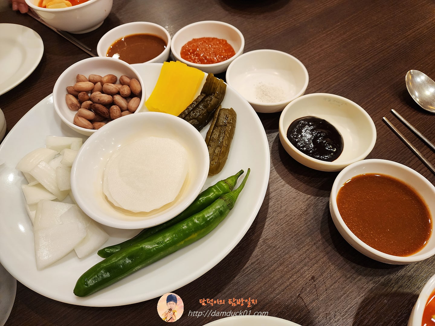 북경오리구이 반찬