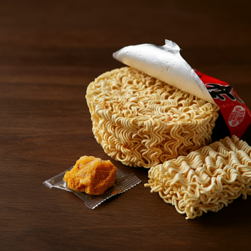 봉지 라면 소비기한 지남