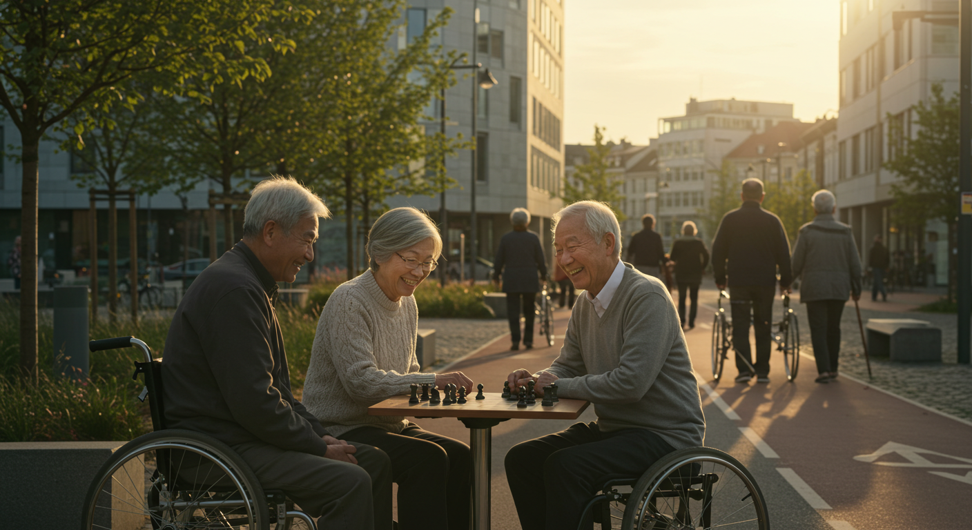 현지 노년층과 마주한 따뜻한 여행 – 실버 문화가 발달한 도시 관찰기에 관한 이미지