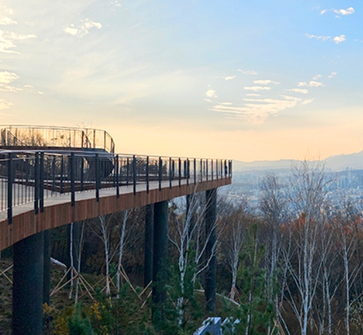 서울 단풍 명소 추천! 용마산 스카이워크 전망대 개장 소식