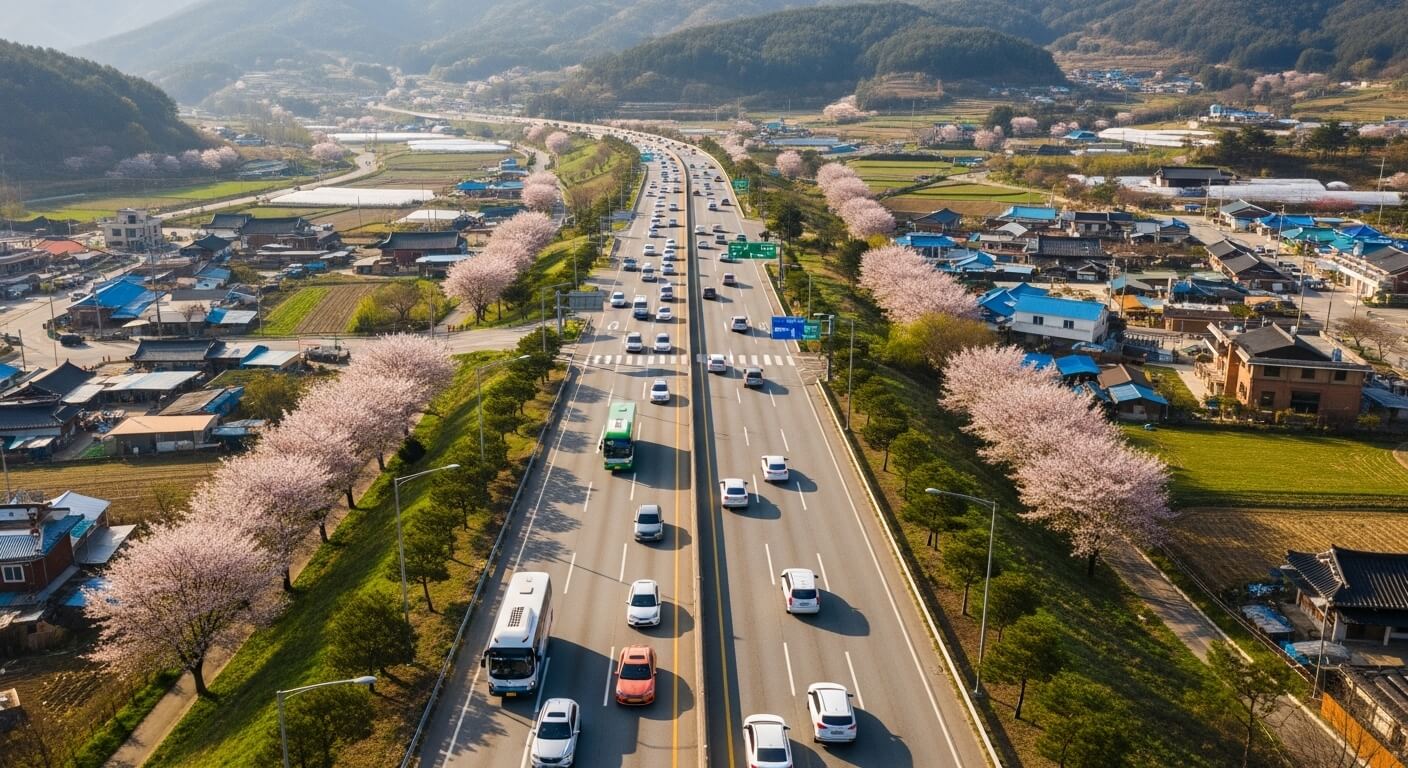 여름 휴가 고속도로 정체