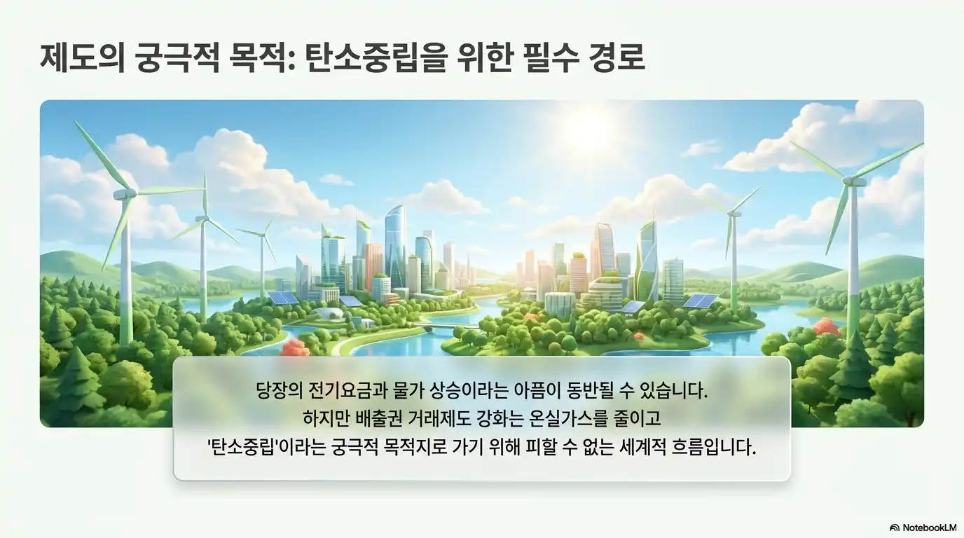 탄소배출권 거래 제도의 목표