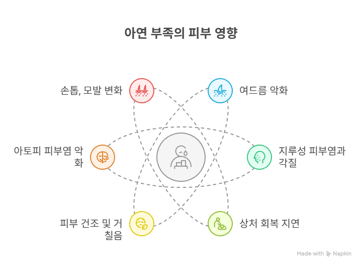 아연 부족의 영향