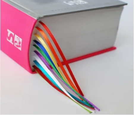 책갈피의 바른 이름 '가름끈'