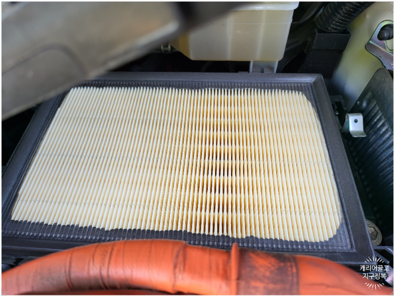 ES300h 에어 클리너 필터 교체하기