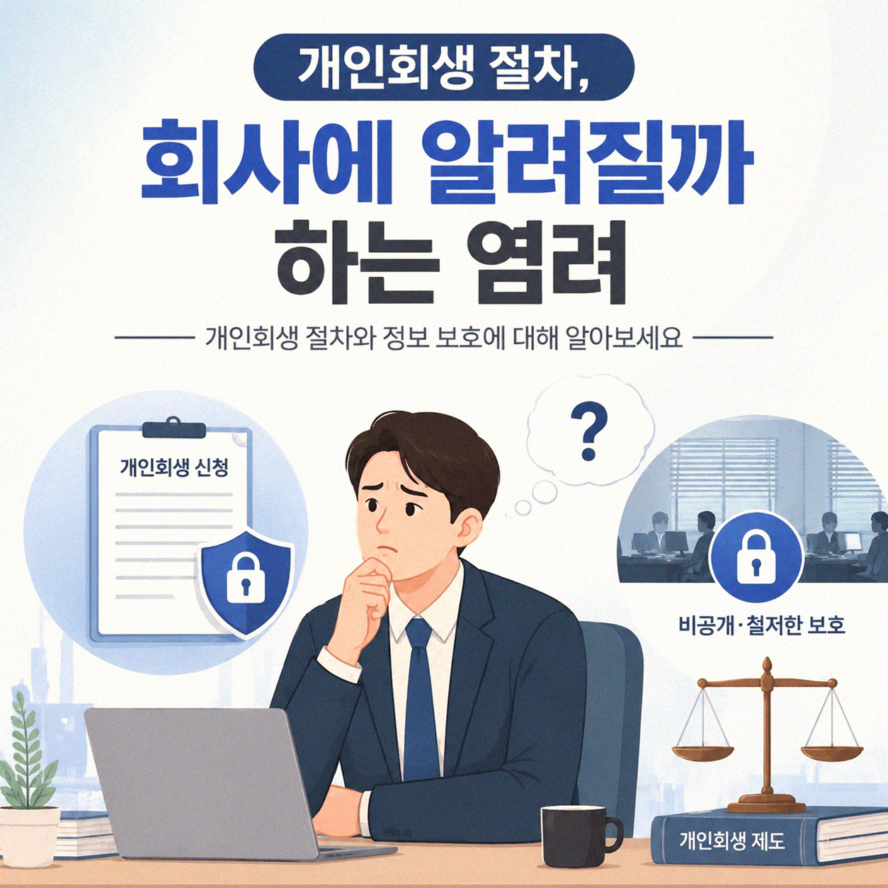 개인회생 절차, 회사에 알려지면 어쩌나 하는 걱정