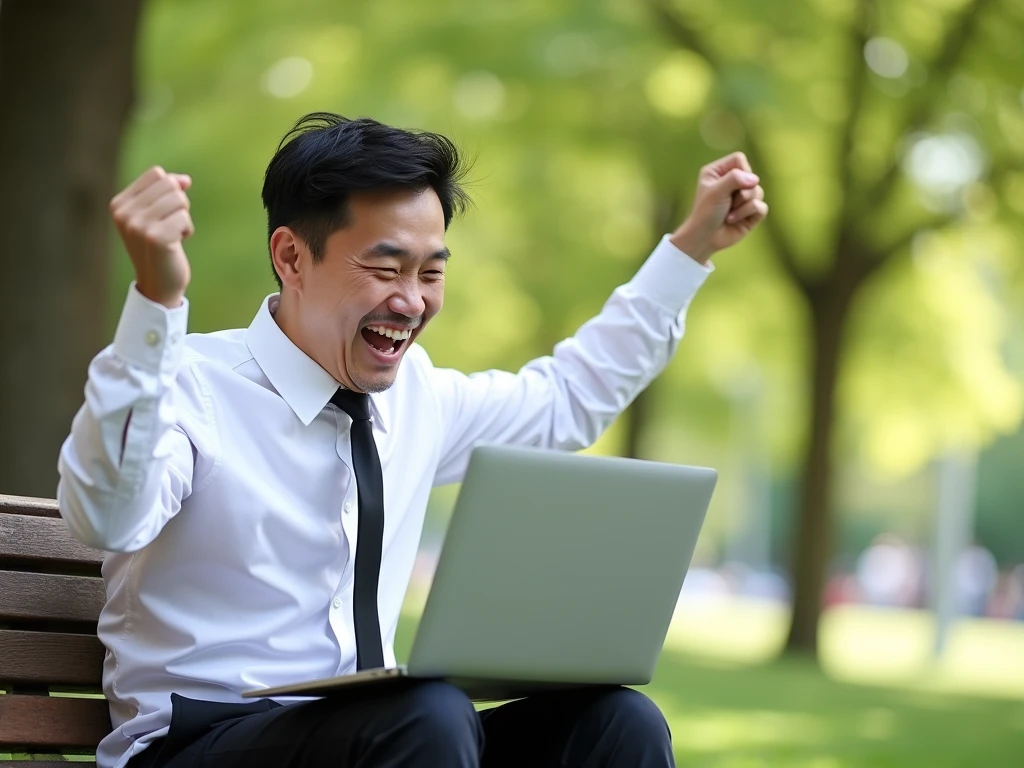 청년고용지원금을 받은 청년 이미지