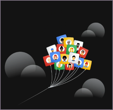 구글 주소록 화면