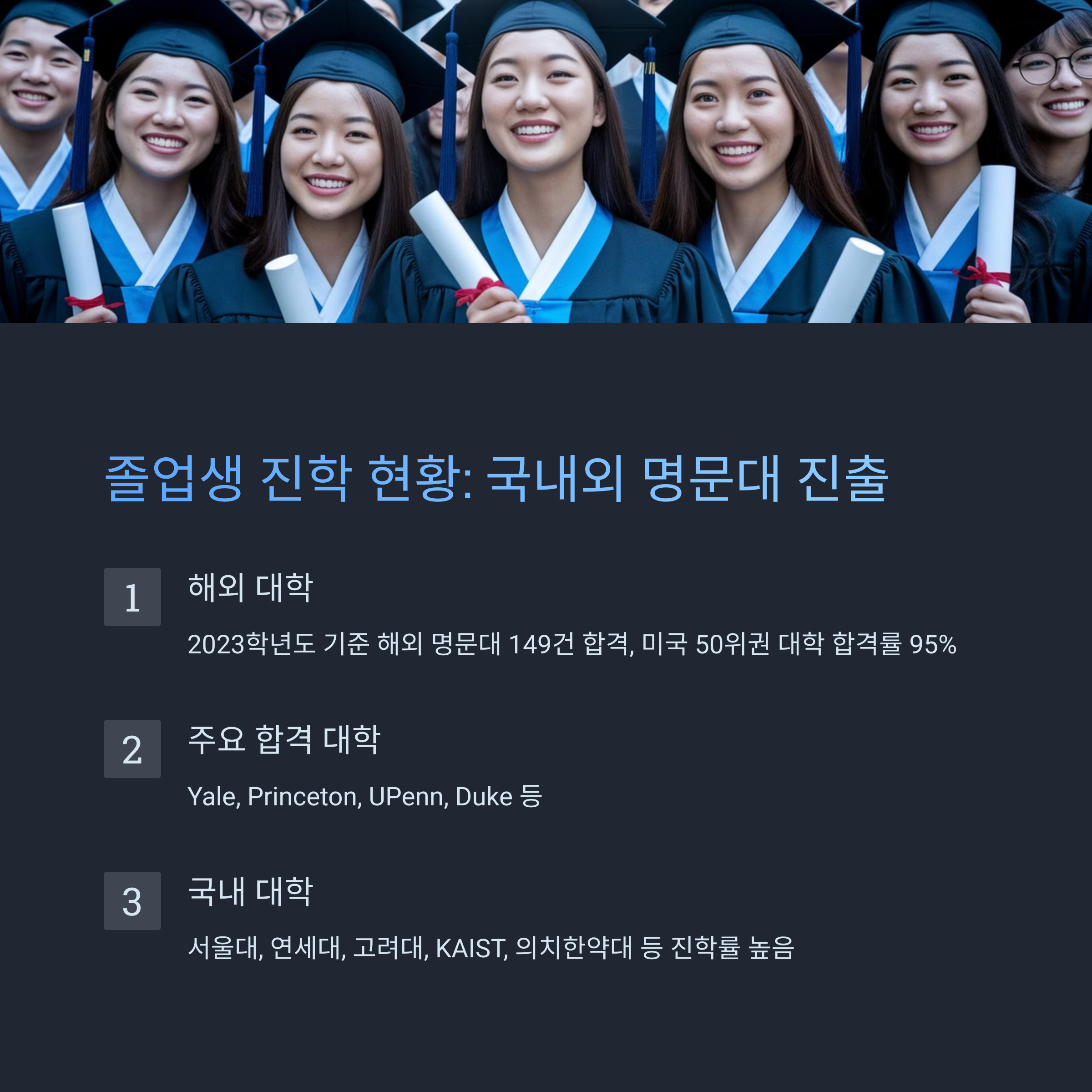 “용인외대부고 졸업생 진학 실적 – 국내외 명문대 합격 현황”