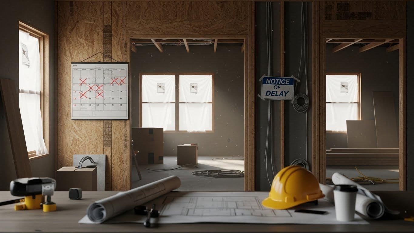 인테리어 공사 지연