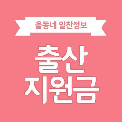 요즘 유행 우리동네 출산 지원금 안내 썸네일