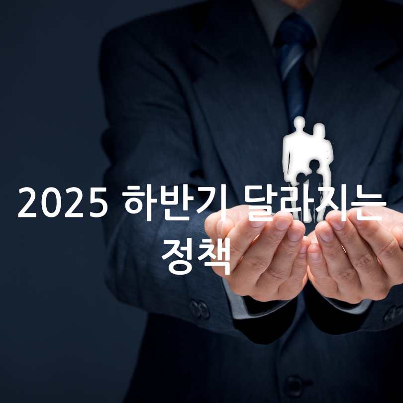 2025 하반기 달라지는 정책
