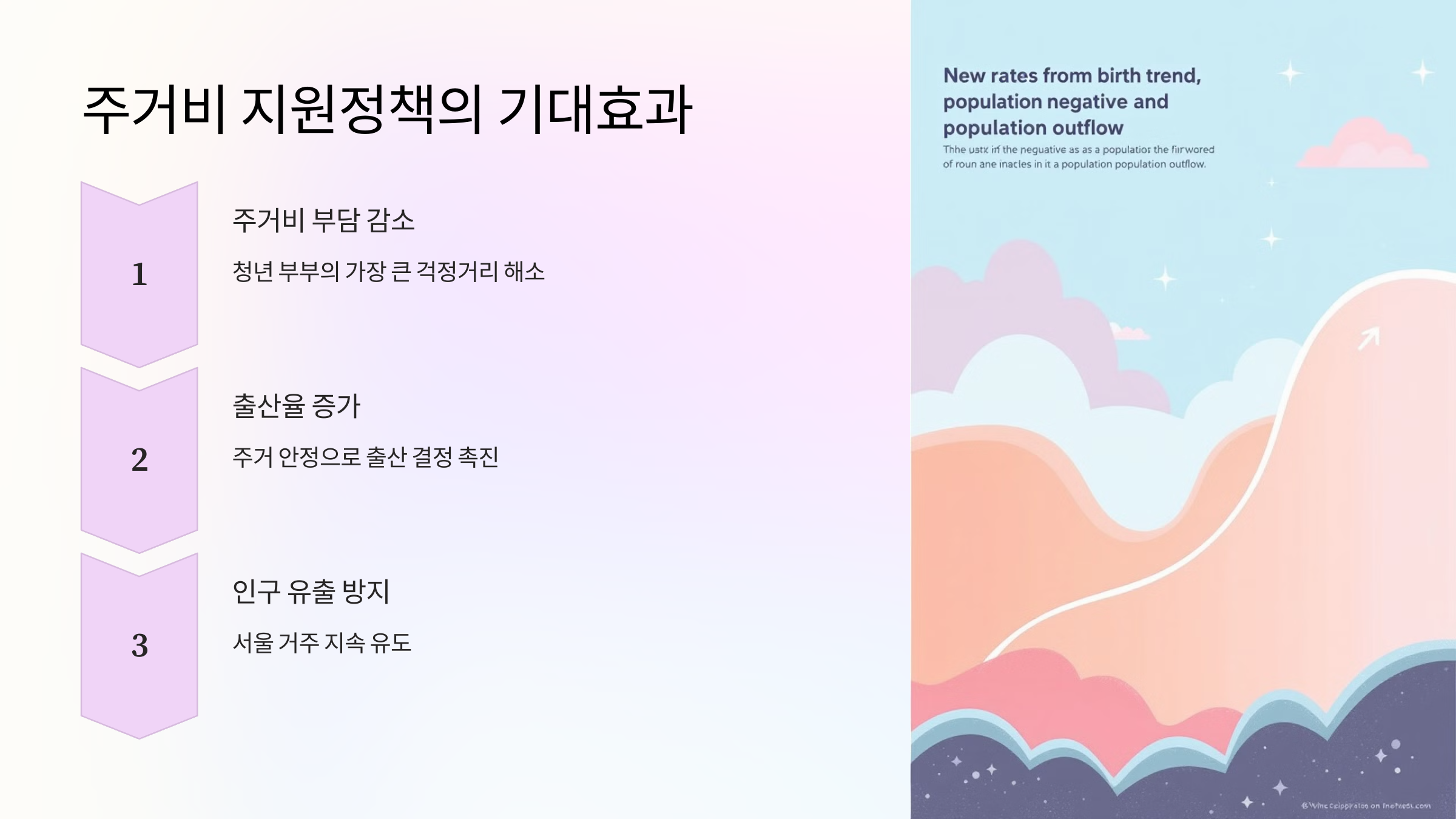 서울시 주거비 지원정책의 기대효과