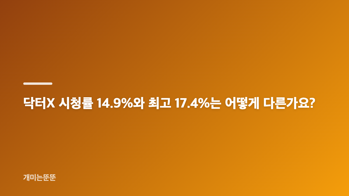 김지원 닥터X 시청률 기록과 계수정의 역할