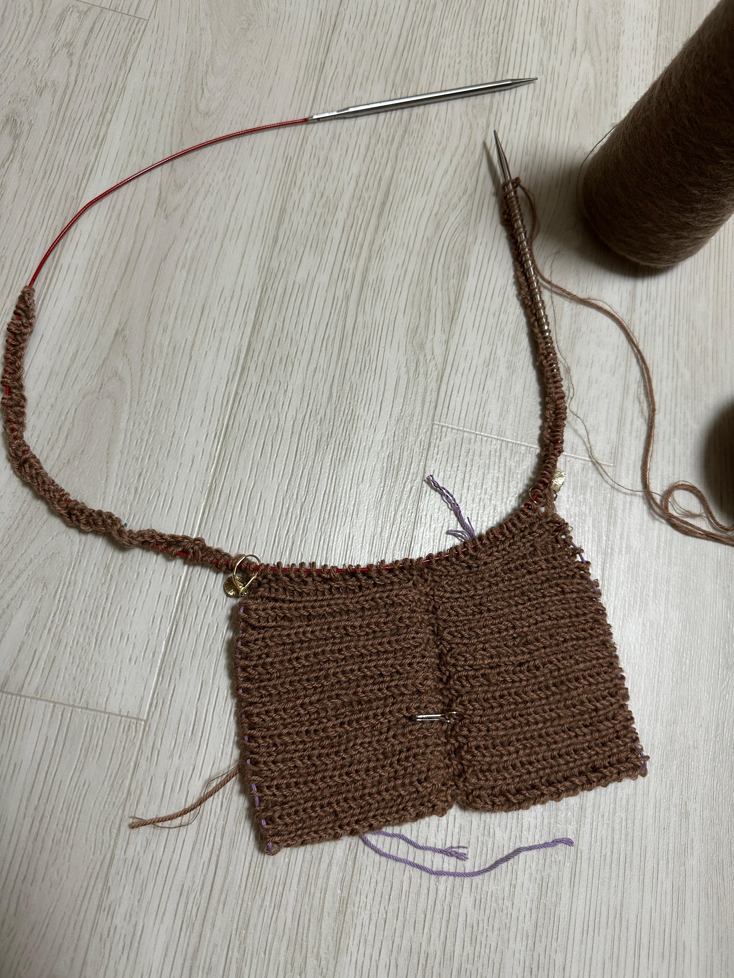 Kerri cardigan 같이뜨기