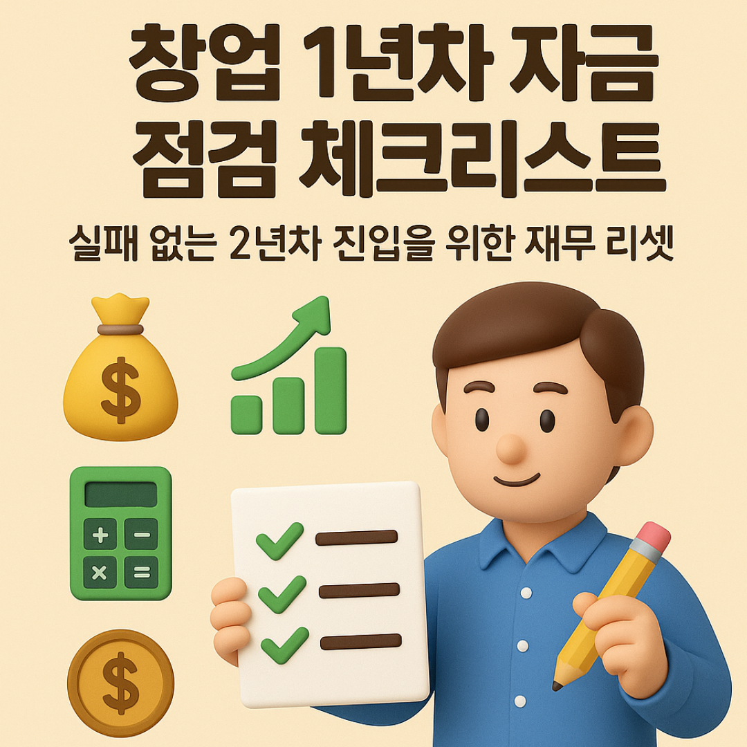 창업 1년차 자금 점검 체크리스트: 실패 없는 2년차 진입을 위한 재무 리셋