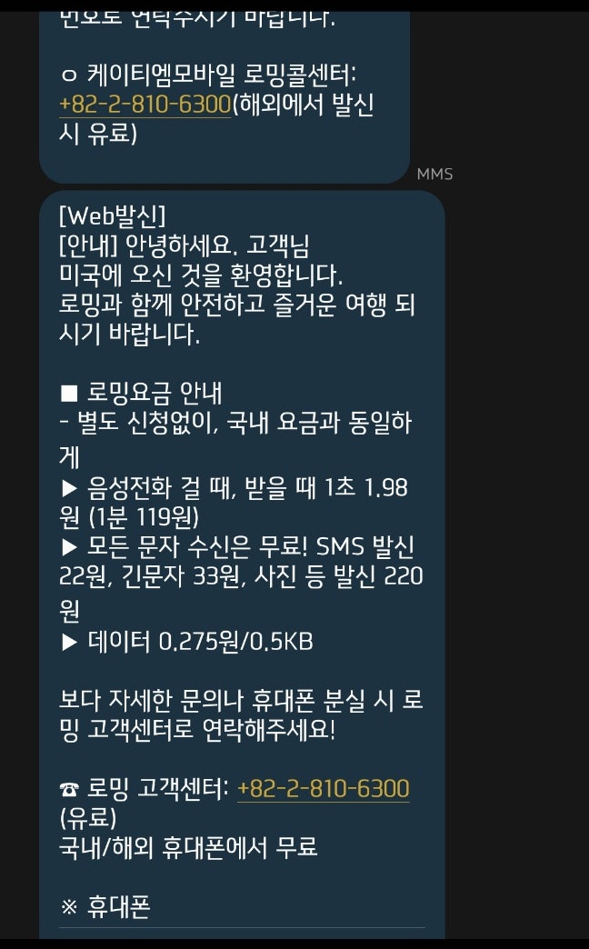 KT M 모바일 로밍 03