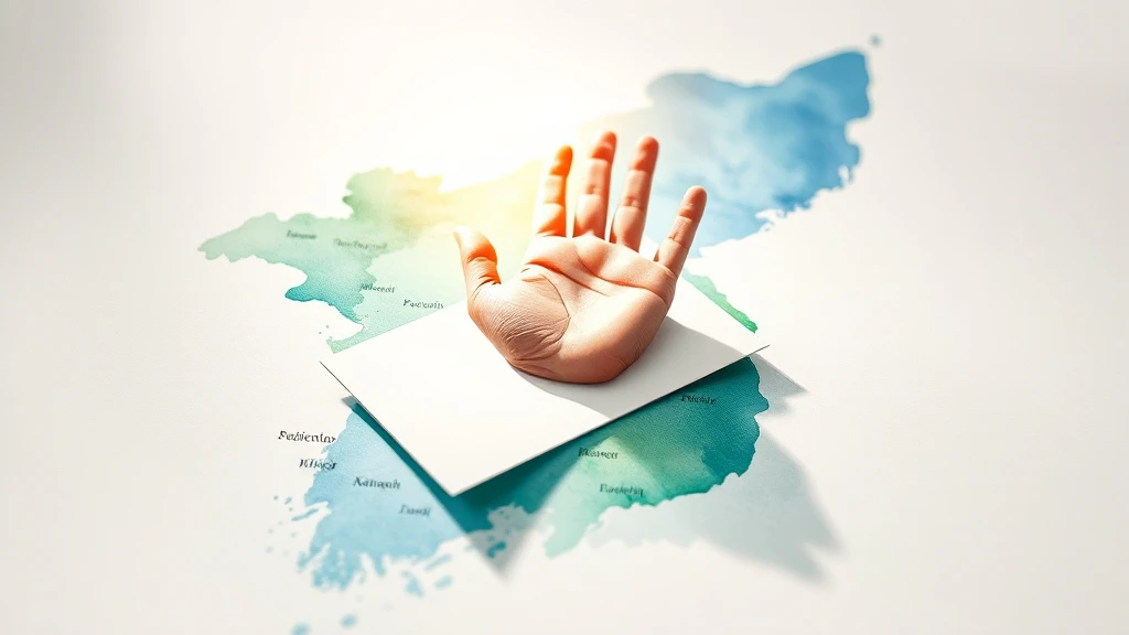 선거를 의미하는 손과 봉투를 표현한 AI 이미지