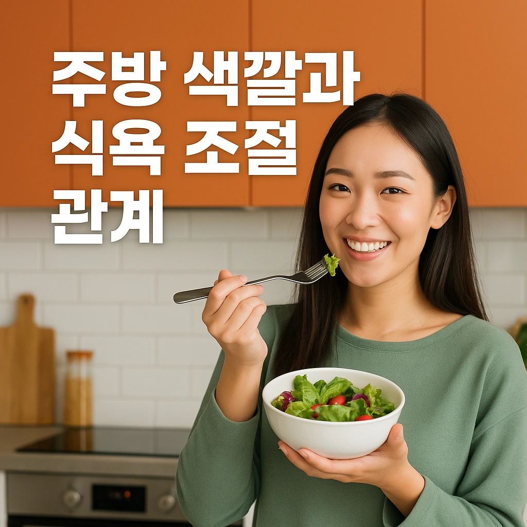 주방 색상으로 건강한 식습관 만들기