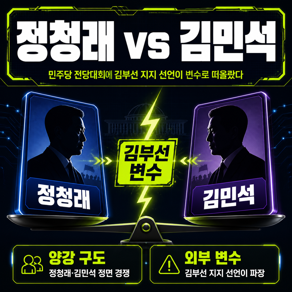 정청래 vs 김민석