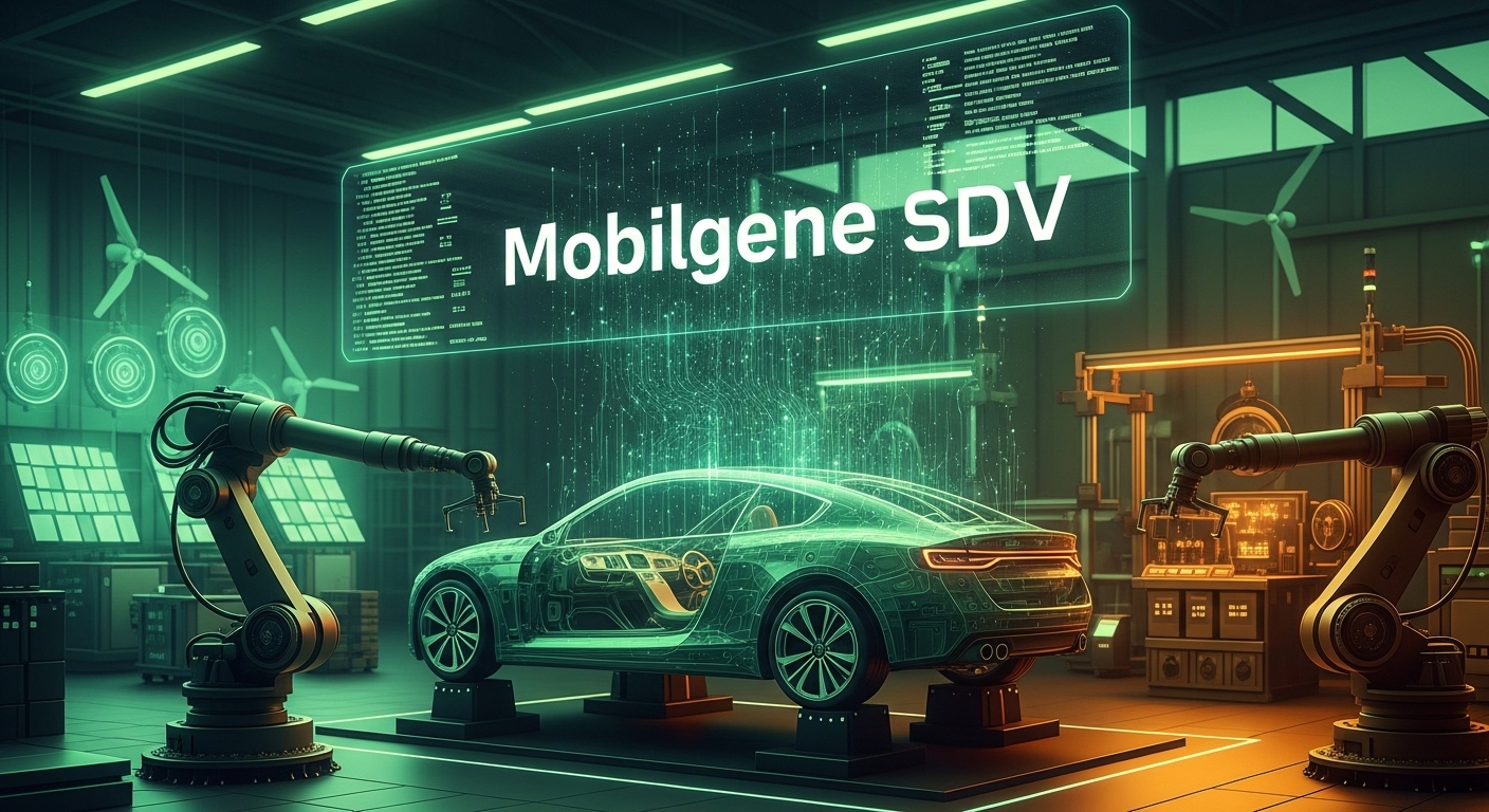 현대오토에버 모빌진 SDV 차량 소프트웨어 플랫폼 로보틱스 스마트팩토리 그린오렌지