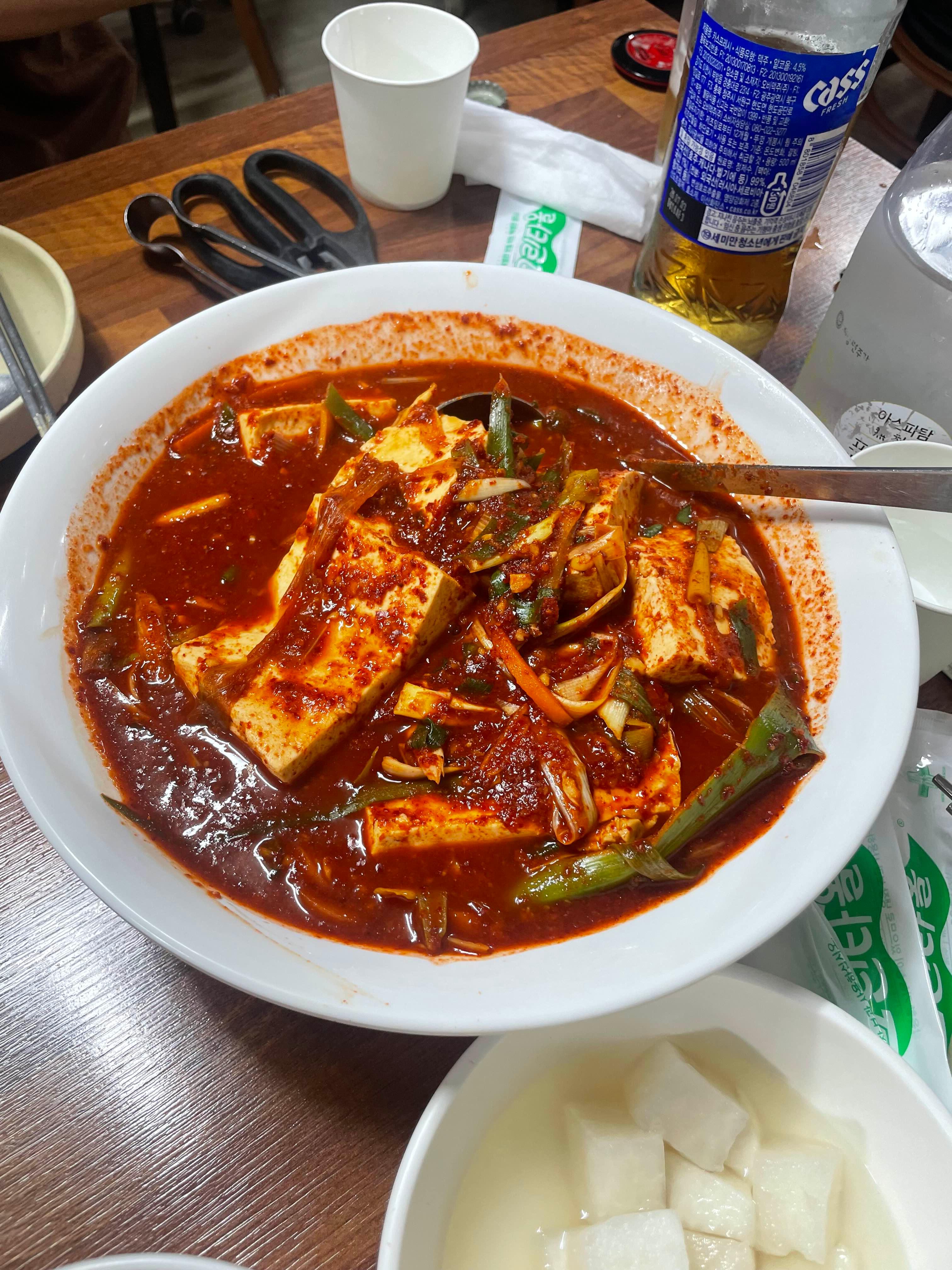 대전 광천식당 두부두루치기