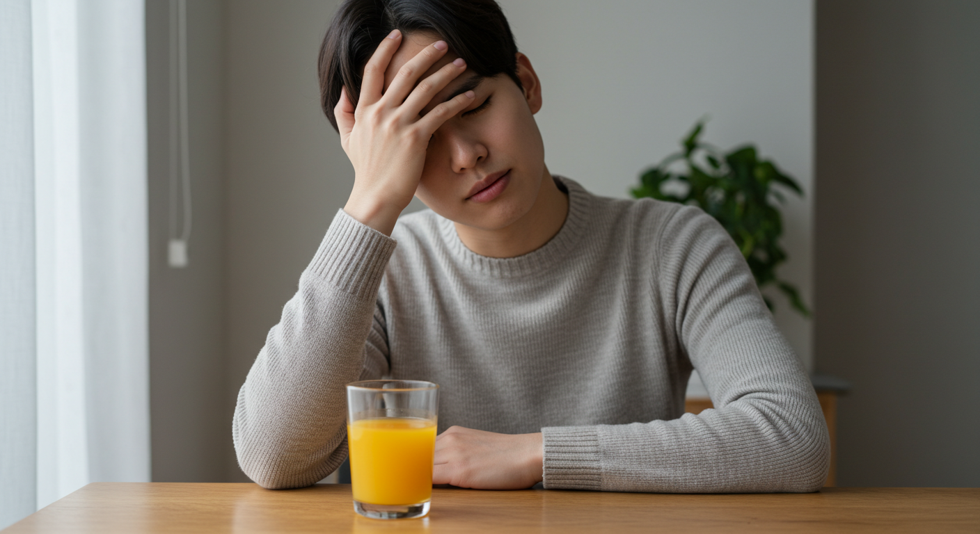 혈당 관리, 식은땀 손떨림