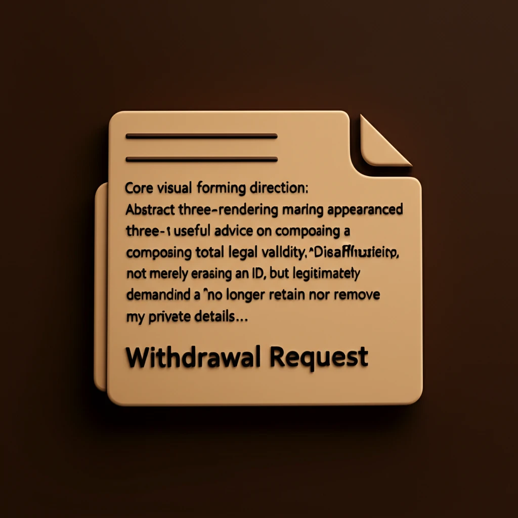 웹사이트 회원 탈퇴 요구서 작성법 및..