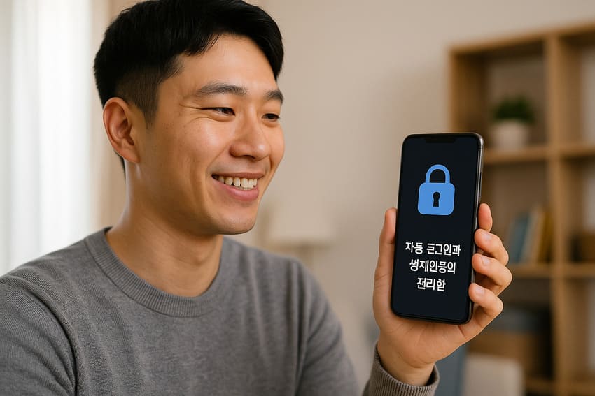 자동 로그인과 생체인증의 편리함