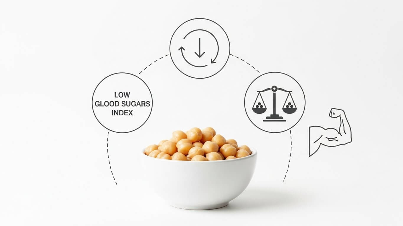 슈퍼푸드 병아리콩 (저GI, 근손실, 혈당조절)