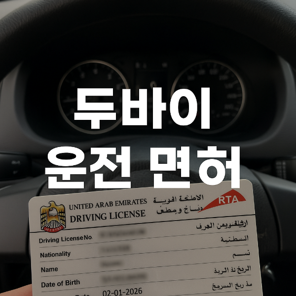두바이 운전 면허 전환부터 차량 구매까지 실전 가이드