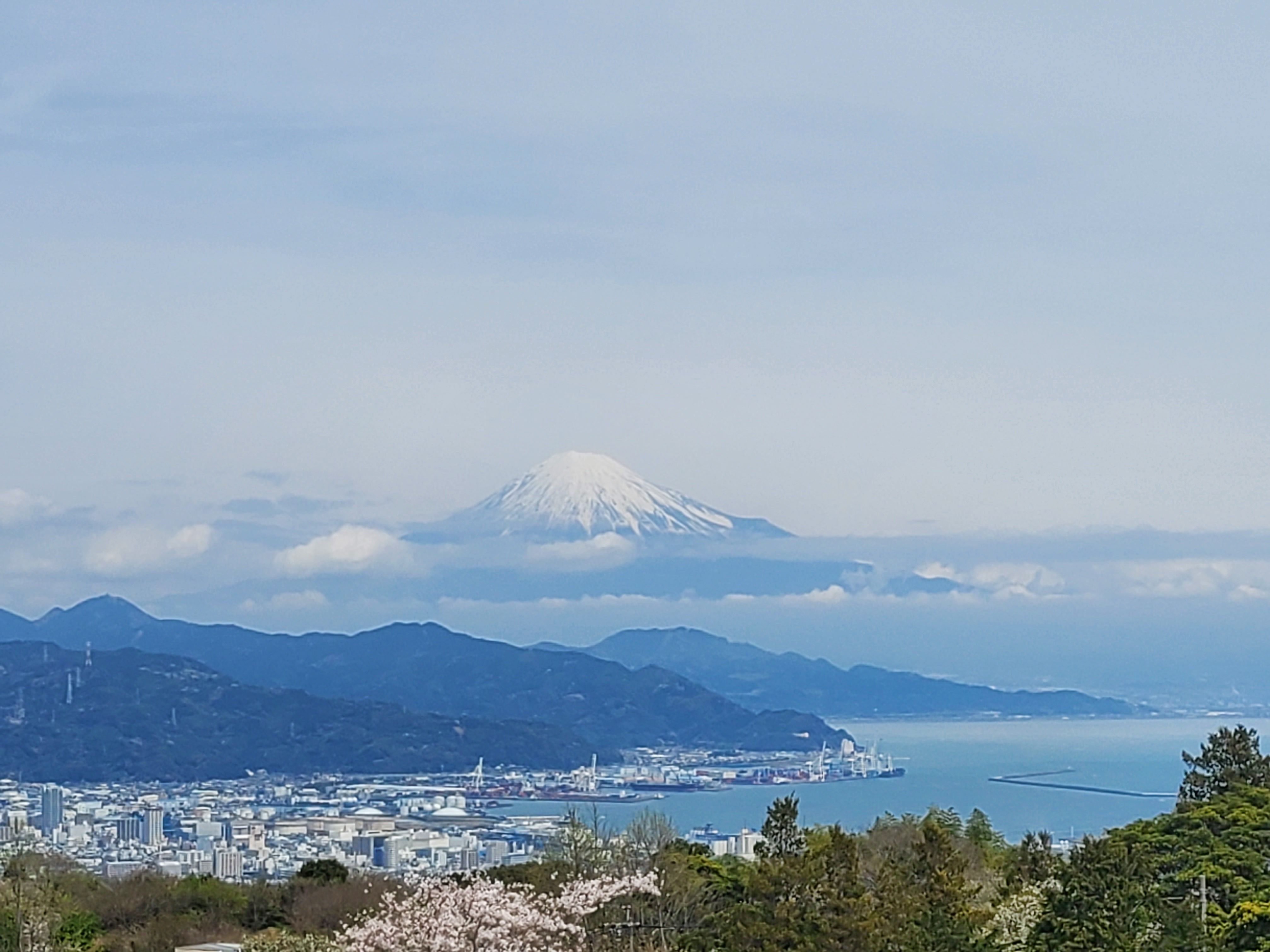 니혼다이라 유메테라스에서 본 후지산 풍경
