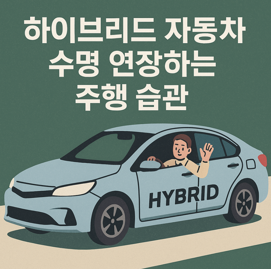 하이브리드 자동차 수명 연장하는 주행 습관