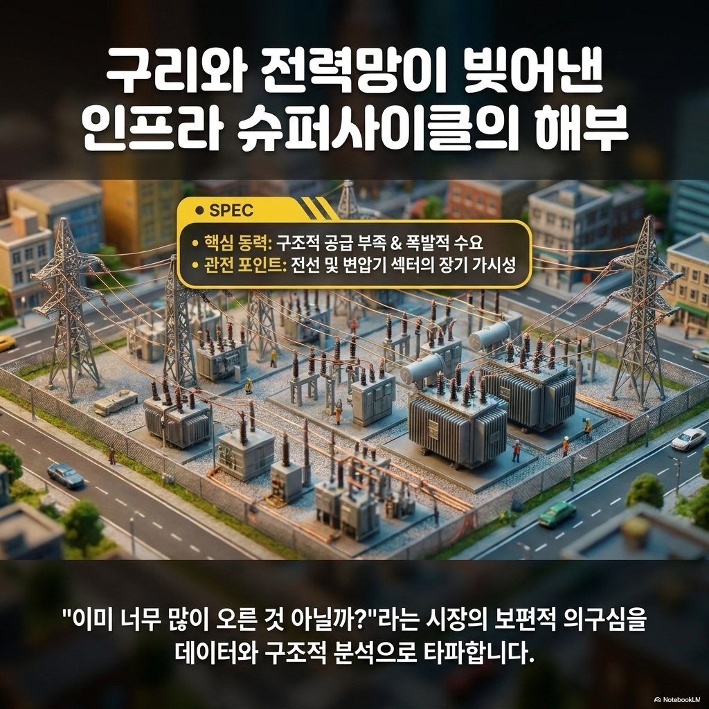 구리 가격 급등과 전력망 부족
