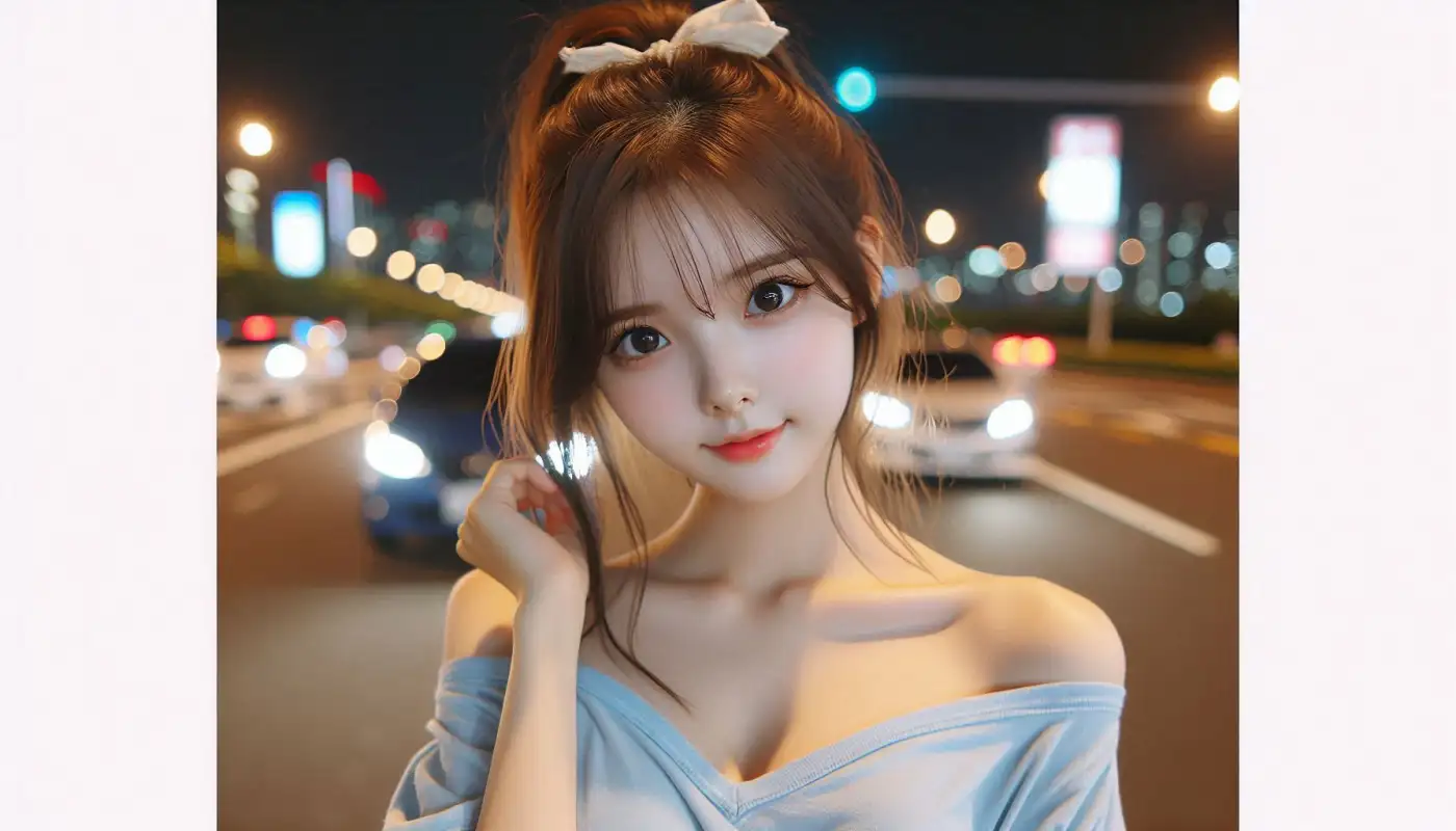 미슐랭-스타-한국-레스토랑-식당을-알아보는-여성의-모습