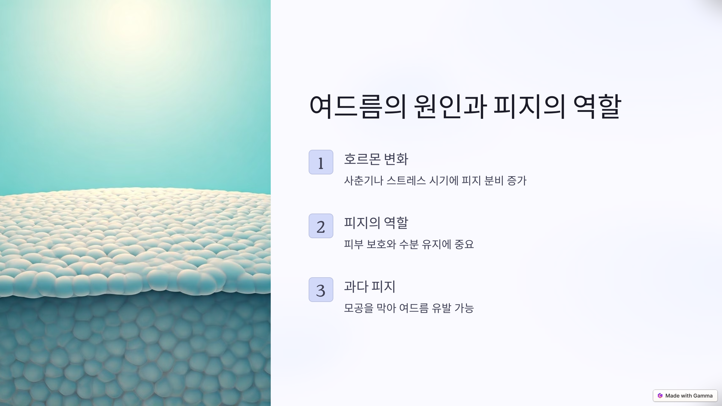 여드름 피지 조절법: 깨끗한 피부를 위한 효과적인 관리 팁