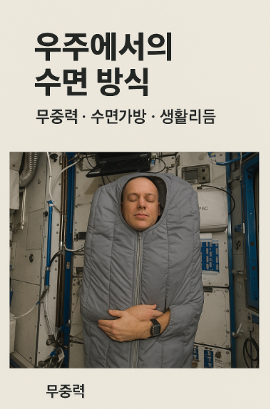 우주에서의 수면 방식