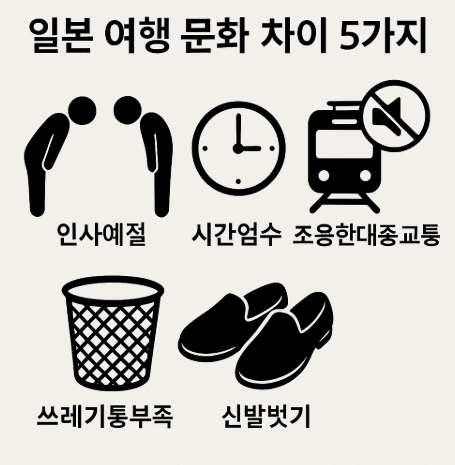 일본 여행 문화에 대한 이미지