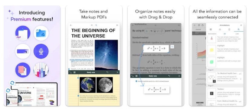 플렉슬 노트앱 기능