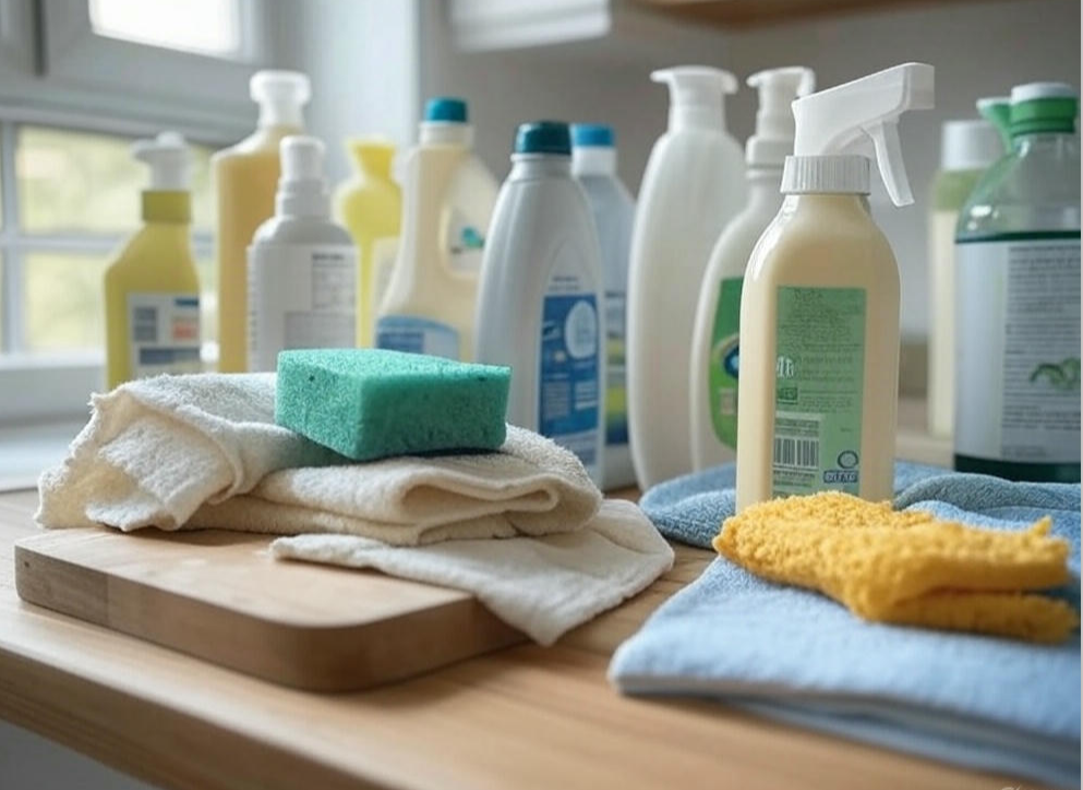 '천연세제를 사용한 청소'와 관련된 사진