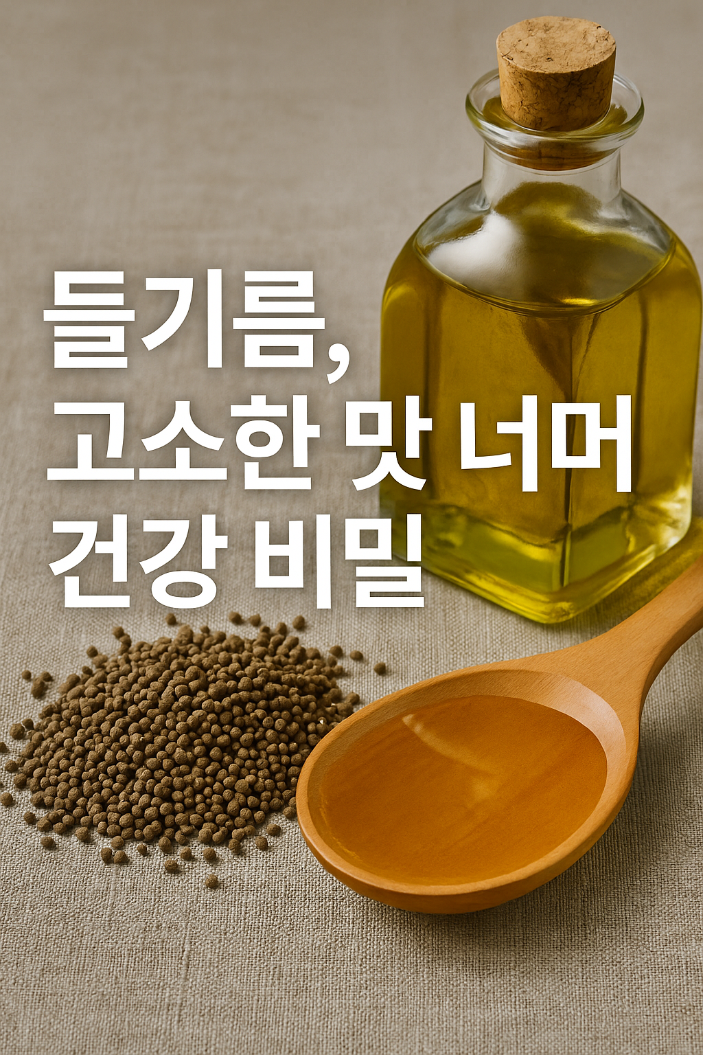 불포화 지방산이 풍부한 들기름의 효능, 치매 예방에 좋은 음식, 심혈관에 좋은 음식, 항산화 식품