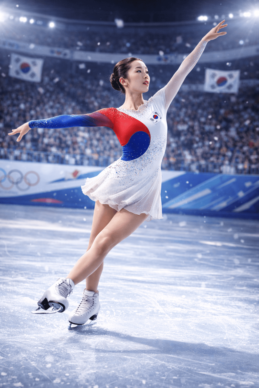 AI로 만든 밀라노 동계 올림픽 가상의 한국 선수 이미지