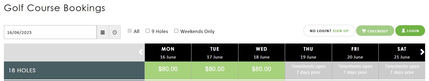 골프 온라인 예약